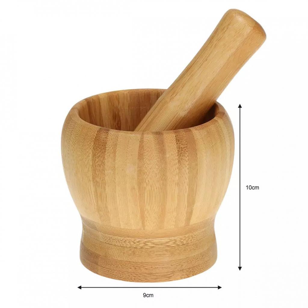 Kitchen Bamboo Mortar 9Cm Kinghoff Kh-1616