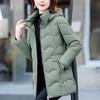 Fashion Winter Jackets Woman Parkas Hooded Loose Thick Warm Women's Long Coats