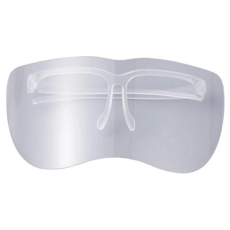 Black Frame Butterfly Face Shield Goggles - Anti-Sand & Splash, Clear Protection