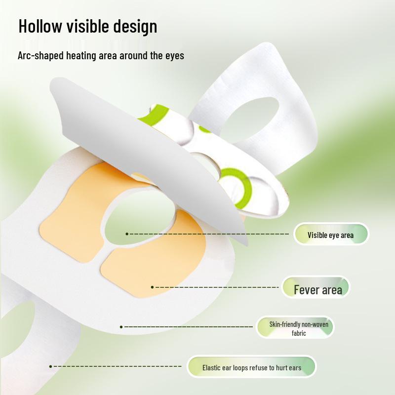 Selbsterwärmende Einweg-Augenmaske zum Schlafen - Warme Kompresse zur Entspannung & für Komfort