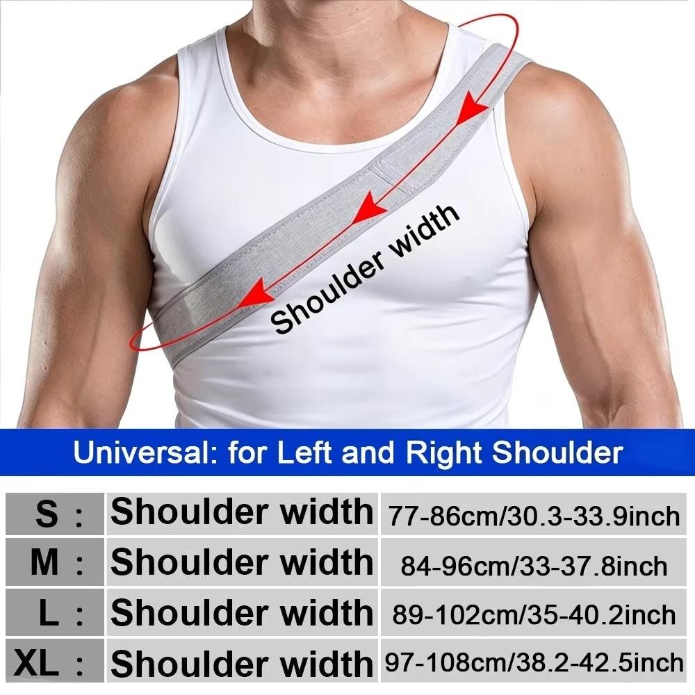 Elastic Wrap Shoulder Support Brace Adjustable Strap Rotator Cuff Brace Sports Use