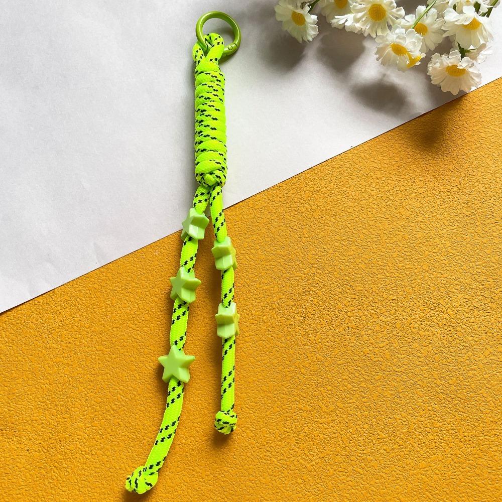 

Брелок против потери на подвеске для телефона, красочный брелок-шнурок, новый шнурок, подвеска для сумки, декор светло-зеленый
