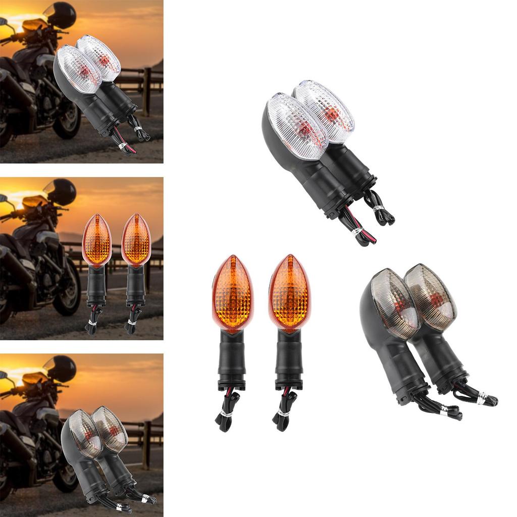 2 Pieces Turn Signal Light Indicator Replaces Motorcycle Blinker Indicator Lamp for Yamaha MT07 09 R1 R6 XJ6 FZ1 FZ6 FZ8
