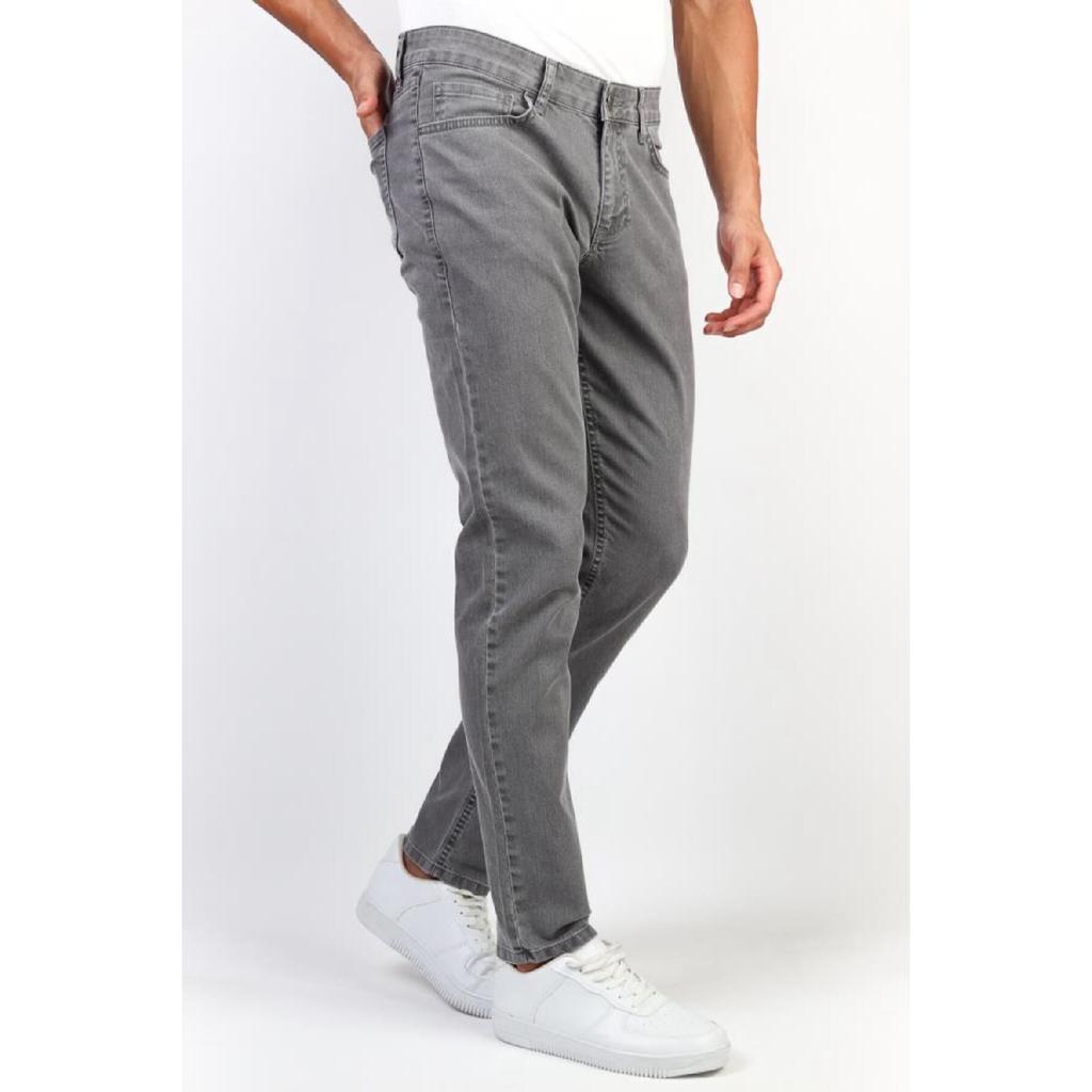 Men's Black Slim Fit Lycra Flexible Jeans Denim Trousers Hlt He001937