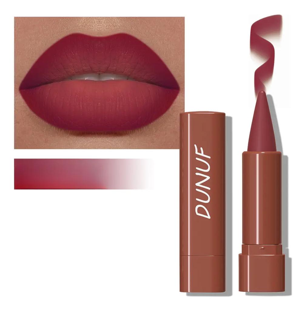 Dunuf Long Lasting Matte Lipstick 1 Piece Pointed Matte Tone