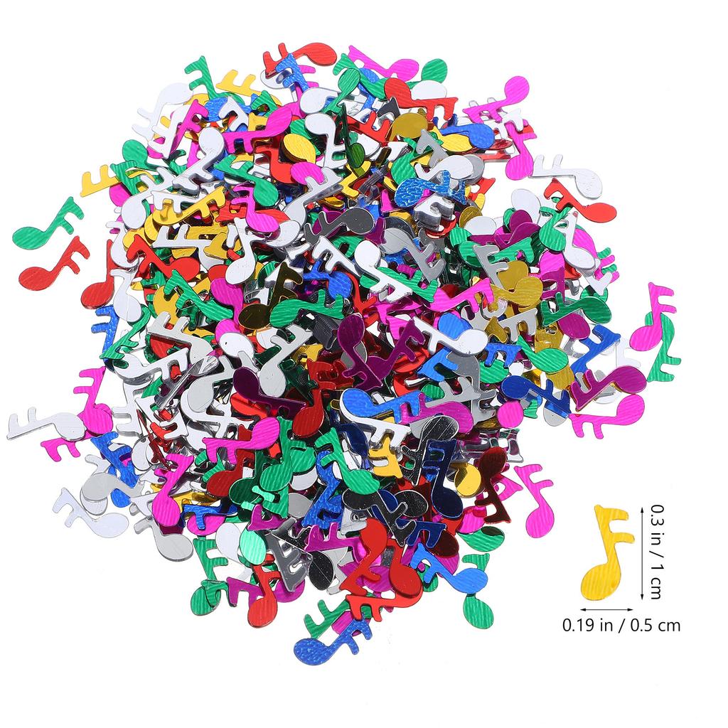 1Pack Musical Note Confetti Black Reusable High Quality Premium Material Romantic Birthday Wedding Music Party Shower