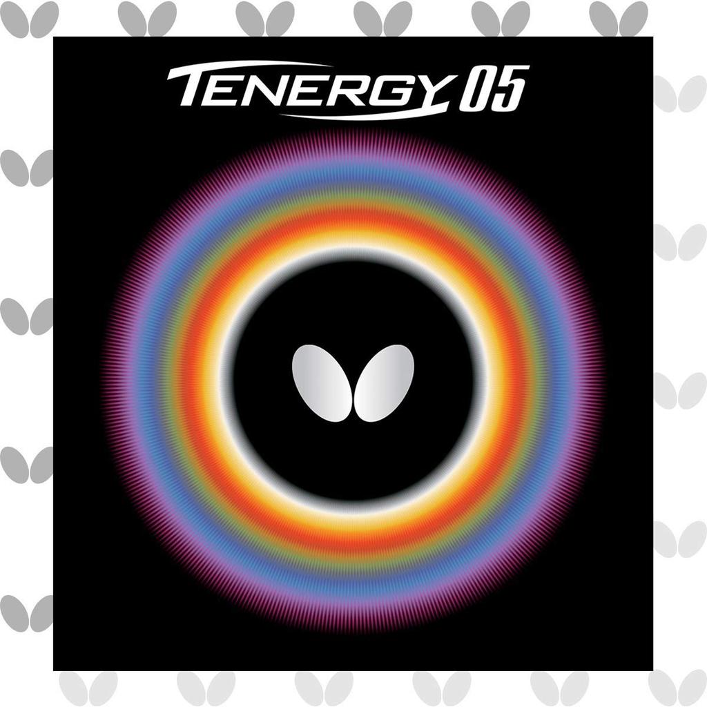 Butterfly Table Tennis Rubber, Tenergy 05, High Tension Back Rubber, Red (006), Extra Thick, 05800