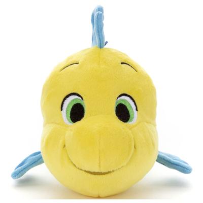 Disney Character Washable Beans Collection Flounder Plush Toy, Approx. 13cm Wide