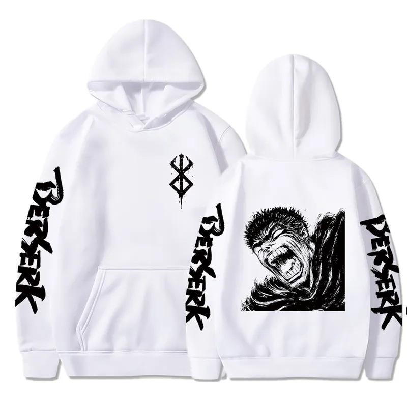 Anime Berserk Rage Anime Street Sweater, Street Tide Cotton Hooded Sweater