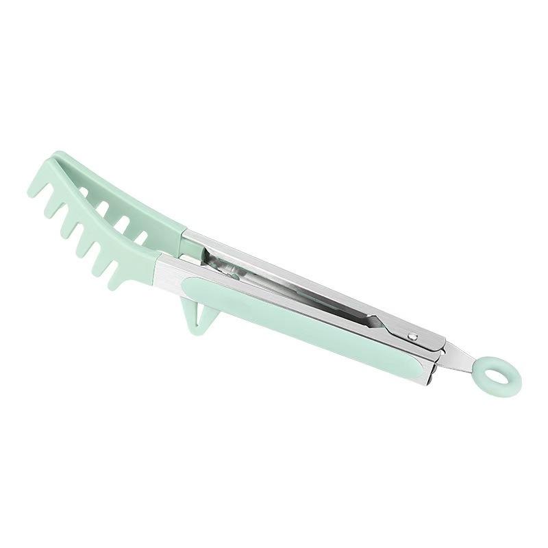 Spaghetti Clip Anti-scalding Handle Silicone Noodle Tongs Non-slip for Household Kitchen Tools and Food Clips Kitchen Outdoor