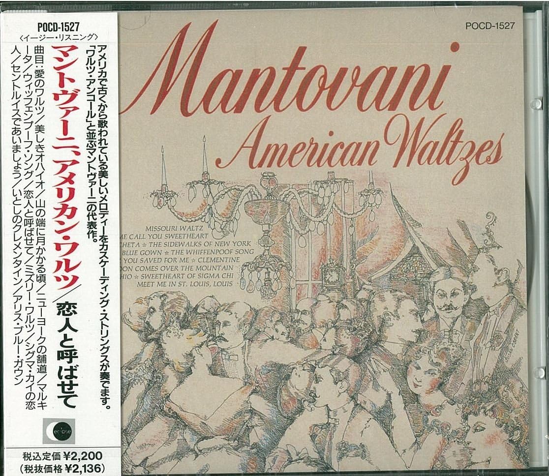 

CD MANTOVANI - Mantovani, American Waltz POCD1527 Japan ObiClassical Used