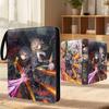 Custom Cover 500+ Capacity A4 Yu-Gi-Oh! Binder Premium PU Leather 9-Pocket Zippered Album TCG Organizer with Refillable Pages
