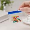 Small Essentials Organizer Slide Lock Medicine Bags, Compact Travel Pill Pouch Set, Portable Case Reusable EVA Waterproof Storage Bag, for Items