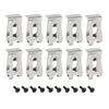 10Pcs Metal Replacement Belt Hook Clip for DHP480 DHP482 HP457 HP347 TD127 TD126 Stainless Steel Driver Belt Clip