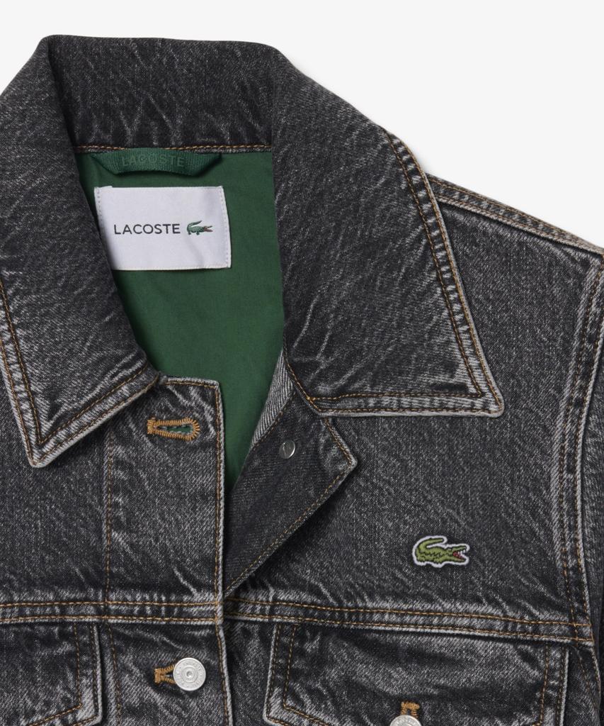 LACOSTE Women'S Denim Trucker Jacket Bf6813-56N 0L5