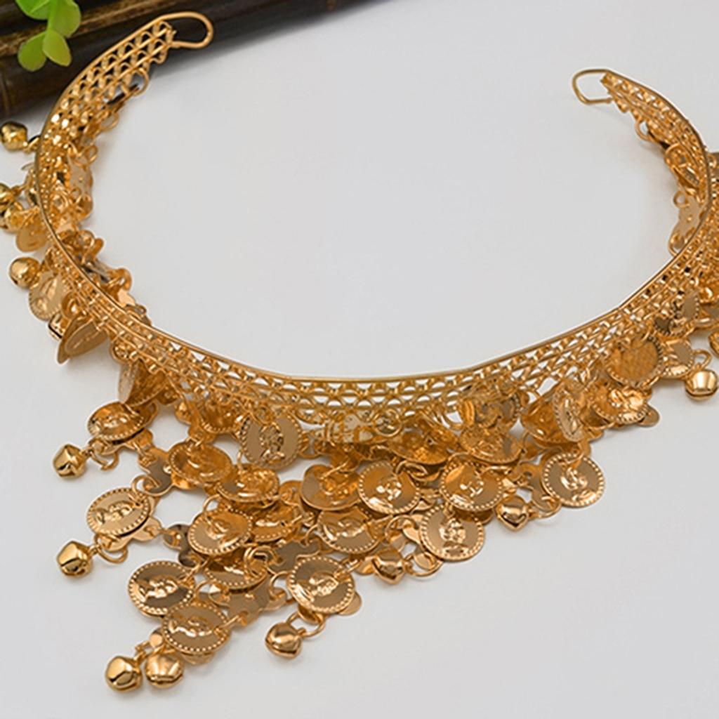 Dam Huvudbonader Magdans Accessoarer Kostym Dans Paljetter Hårband