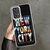 NYC New York City Soft Phone Case for Samsung A17 A16 A15 A14 A13 A57 A56 A55 A54 A53 A37 A36 A35 A34 A33 A26 A25 A24 A23 A52