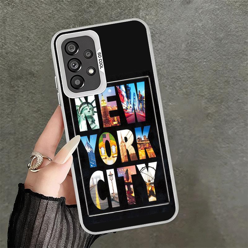 

NYC New York City Soft Phone Case for Samsung A17 A16 A15 A14 A13 A57 A56 A55 A54 A53 A37 A36 A35 A34 A33 A26 A25 A24 A23 A52 Samsung A25