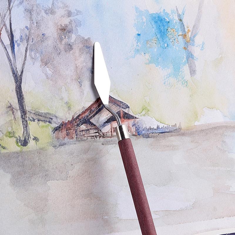 Stainless Steel Oil Painting Scraper Set Artist Palette Knife