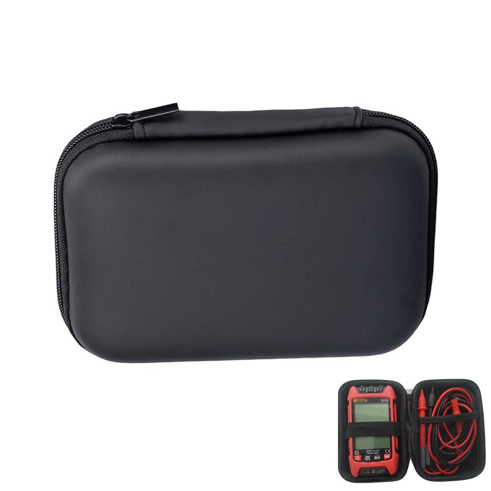Multifunctional Storage Bag Shockproof Earphone Data Storage Bag EVA Protective Box Multimeter Carrying Bag Zipper Tool Bag