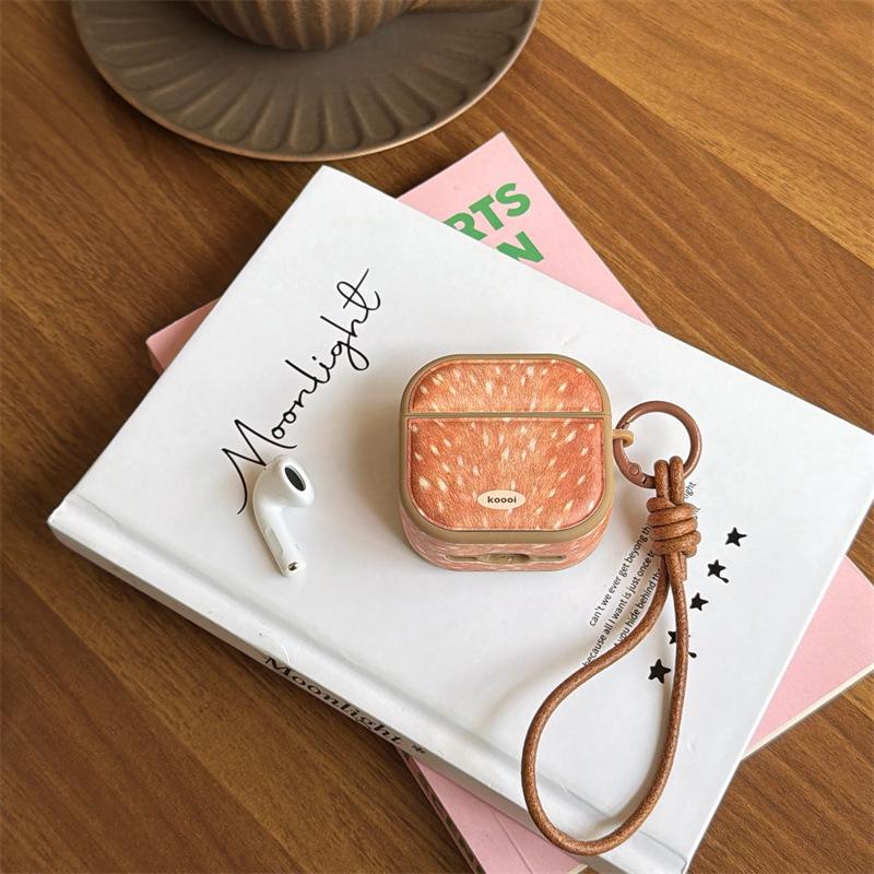 Autumn and winter ins brown deer pattern for AirPods 1 generation protective cover for AirPods 1 earphone cover Pro1