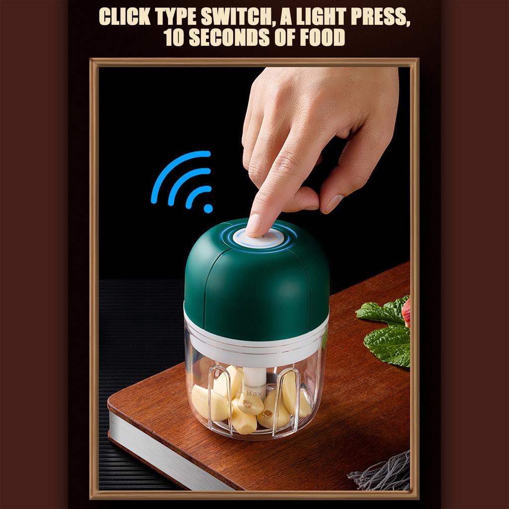 Newes Wireless  Electric Food Chopper Vegetable Fruit Garlic Blenders