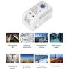 Mechanical Thermostat, KTS011 0-60°C Adjustable Compact Normally Open/Closed Temperature Controller Switch 1pc(KTS011)