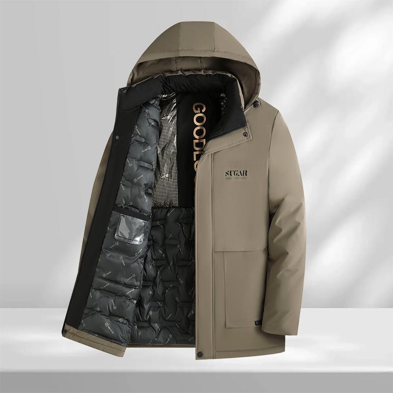 

Мужская повседневная одежда, одежда с хлопковой подкладкой, мужские теплые и ветрозащитные куртки с хлопковой подкладкой, новые тенденции осени и зимы — свободные 5XL