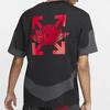 OFF-WHITE x Jordan T-Shirt (Asiatische Größen) Schwarze Streetwear für Herren CV0657-010