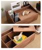 Black Walnut Solid Wood Tissue Box - Living Room Desktop Napkin Holder