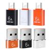6A USB To Type C OTG Adapter USB-C Male To Type-c Female Charger Converter For Samsung S24 Xiaomi MacBook Data Transfer Adapter