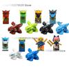 NEW Dragons Mini Anime Cartoon Toy Ninja Accessories Figures Building Blocks Birthday Gift Figurines Bricks