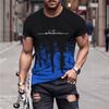 Casual Men's Short-sleeve T-shirt with 'whatever' Print, Trendy Street Style for Daily Wear.