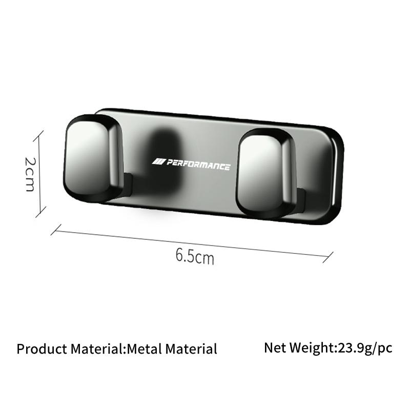 2025 Hot Car Interior accessories Zinc Alloy Storage Hooks For BMW M3 M4 E46 E90 E60 F30 F10 E39 E36 F20 G30 G20 E87 E92 E91 E30