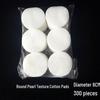300 Verdikte Katoenpads met Pareltextuur en Handvat voor Make-up, Spa en Schoonheidssalons met Make-up Remover met Salicylzuur.