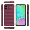 For Samsung Galaxy A06 5G TPU Case WANLONFENG HD Series Anti Slip Phone Cover with Tempered Glass