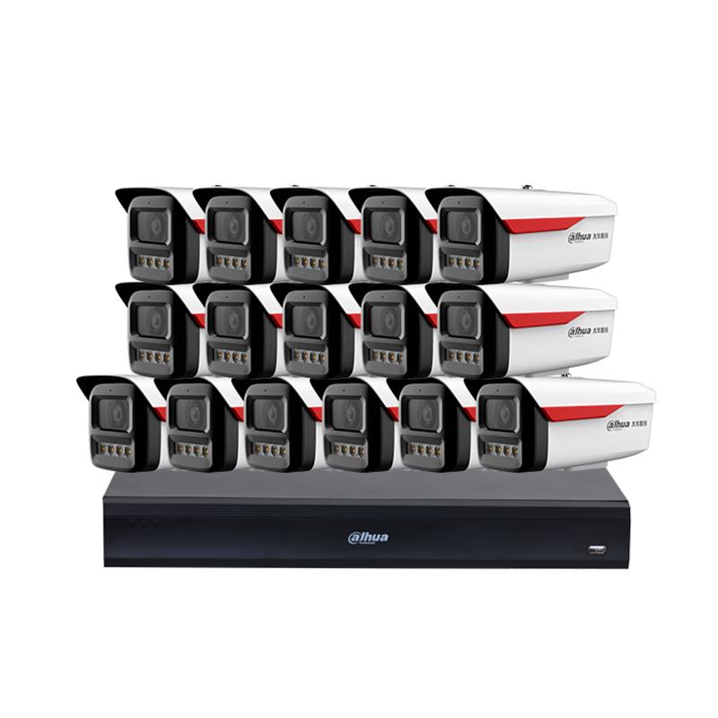 

Dahua 16-Channel 4MP PoE Full-Color Night Vision Security Camera Kit CN plug (adapter included)