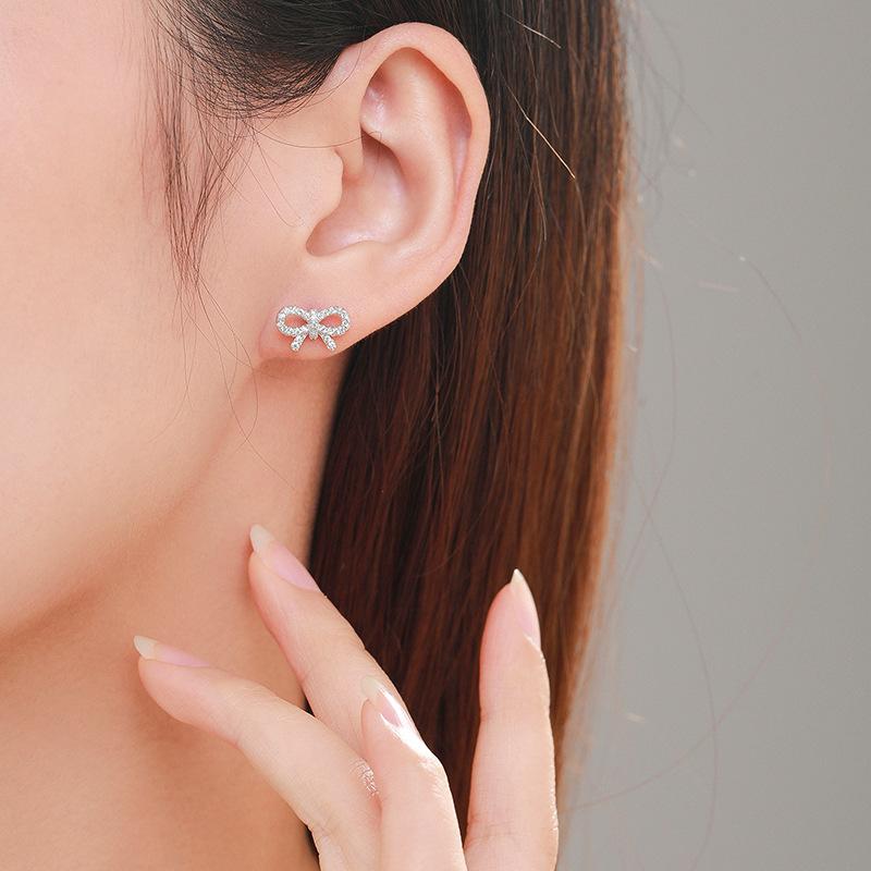 Tancise 925 Sterling Silver Zircon Earrings Drop Earrings For Women Wedding Party Gifts