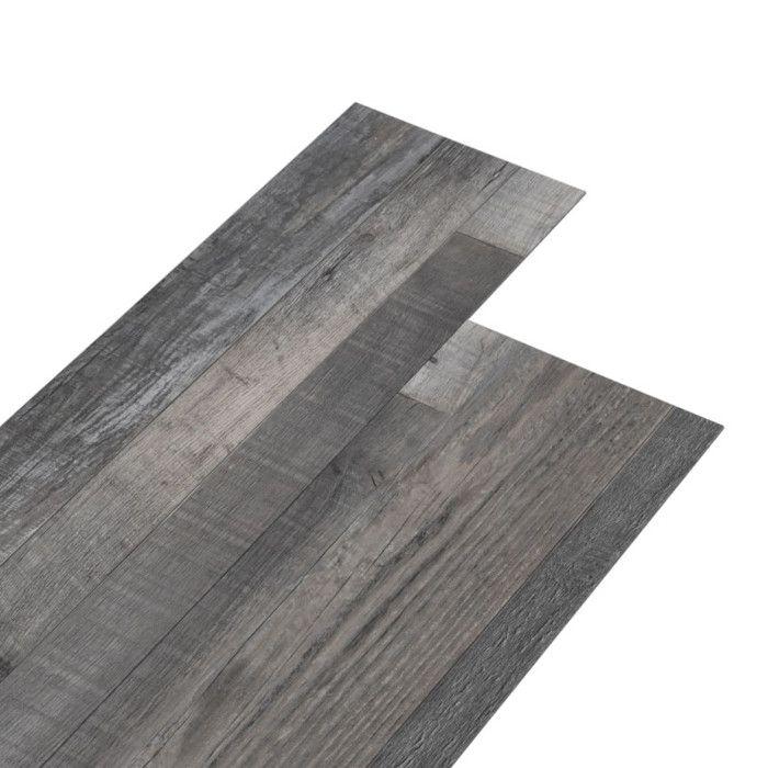 VidaXL Planches de Plancher Revêtement de Sol Dalle de Sol Salon Salle de Séjour Chambre à Coucher Maison PVC 5,02 m² 2 mm 146562
