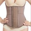 Women Latex Waist Trainer Three Rows Buckle Body Shaper Slimming Waist Cincher Belt