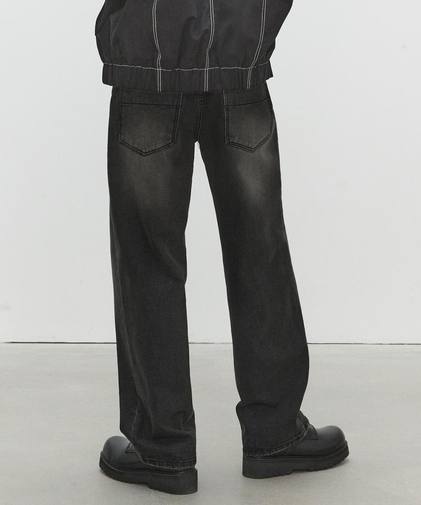 DECET Mid Rise Wide Jeans Dcpt027Ylblack