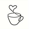3pcs Minimalist Coffee Cup Wall Hangings Nordic Style Coffee Shop Decorations  Indoor