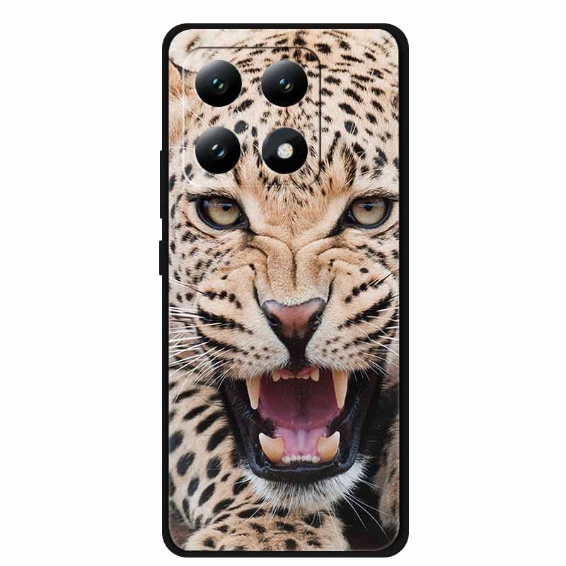For Xiaomi 15T 5G Case Cool Animals Soft Silicone Phone Case for Xiaomi 15T Pro 5G Cover Ultra-Thin Dustproof Protective Funda