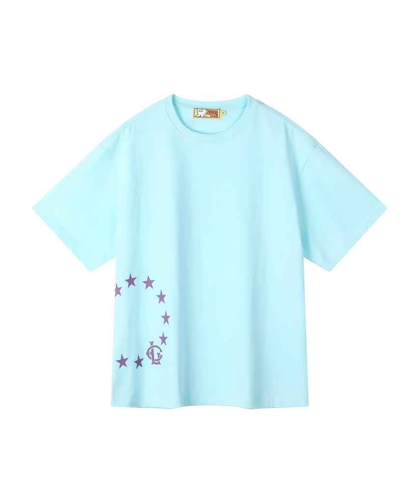 Lujeoseukeulleob Circle Star Logo Short Sleeve T-Shirt Mint
