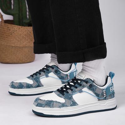 Men’s Jogging Sports Shoes Casual Street Style Running Sneakers Retro Students Plus Size Skate Board Shoes