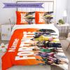3pcs Custom Name Fortnite Bedding Set Duvet Cover Closure Includes 1 Duvet Cover & 2 Pillowcases, Soft and Comfortable for All Seasons.