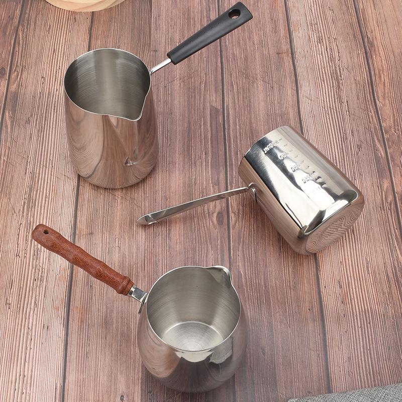 304 Stainless Steel Long Handle Latte Art and Frothing Pitcher (300-950ML)