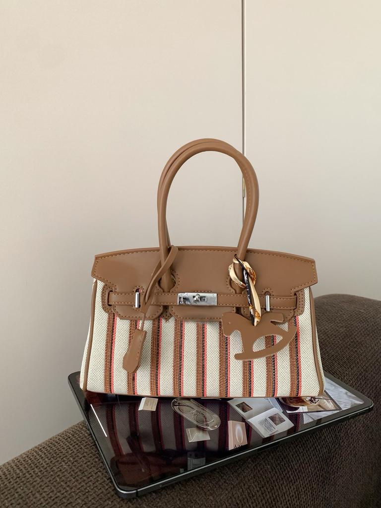 Geantă platinată orizontală geantă de mână pentru femei vară nou high-end versatilă geantă de umăr messenger