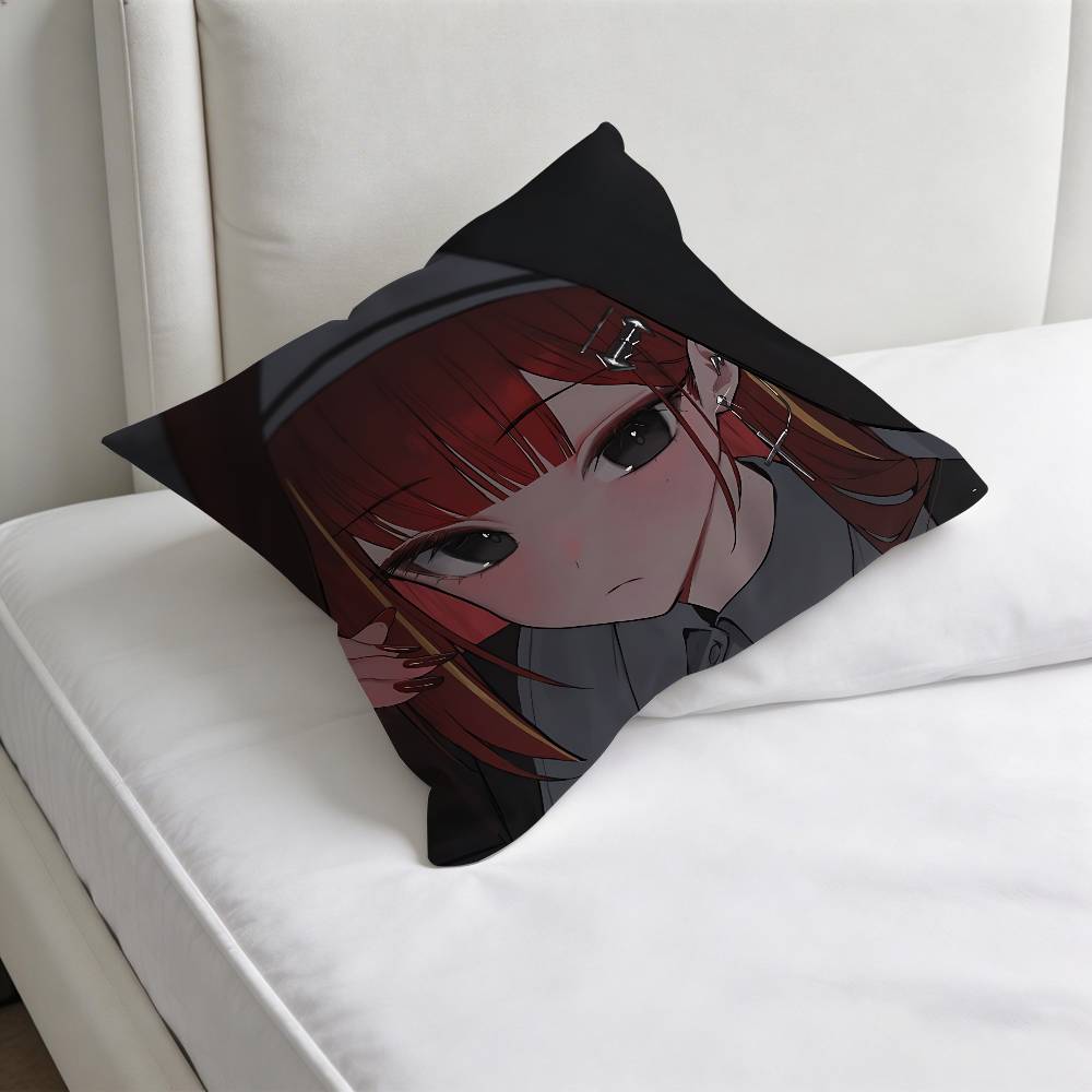 AAkane LLize Singer Cute Square Pillow Cover Decorative Throw Pillow Case for Sofa Couch Bed Home Car Living Room Decoration