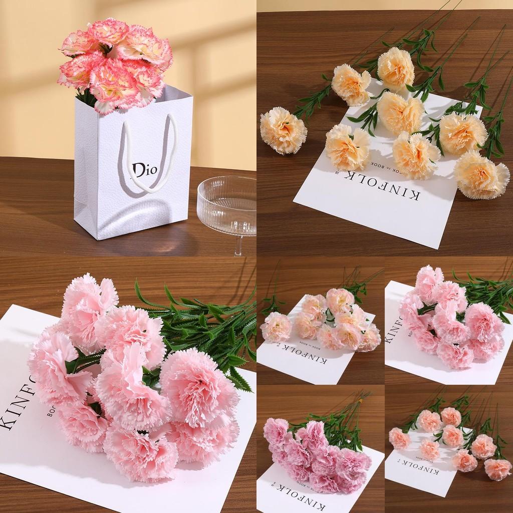 Künstliche Nelke Seidenblumenarrangement für Heim-, Büro-, Partydekoration